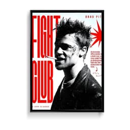 Fight Club (Movie) Frame & Poster | HD Acrylic Movie Wall Decor for Home & Office | Wall Ready Design Frames & Posters