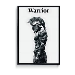 Warrior (Gym) Frame & Poster | HD Acrylic Gym Wall Decor for Home & Office | Wall Ready Design Frames & Posters